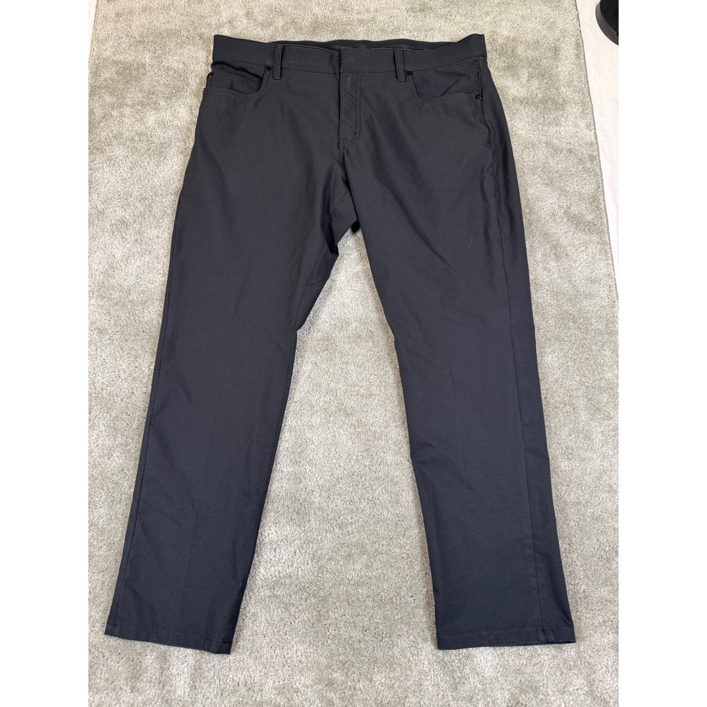 Nike Dri-FIT Mens Golf Pants Black 5-Pocket Performance Trousers 36x29